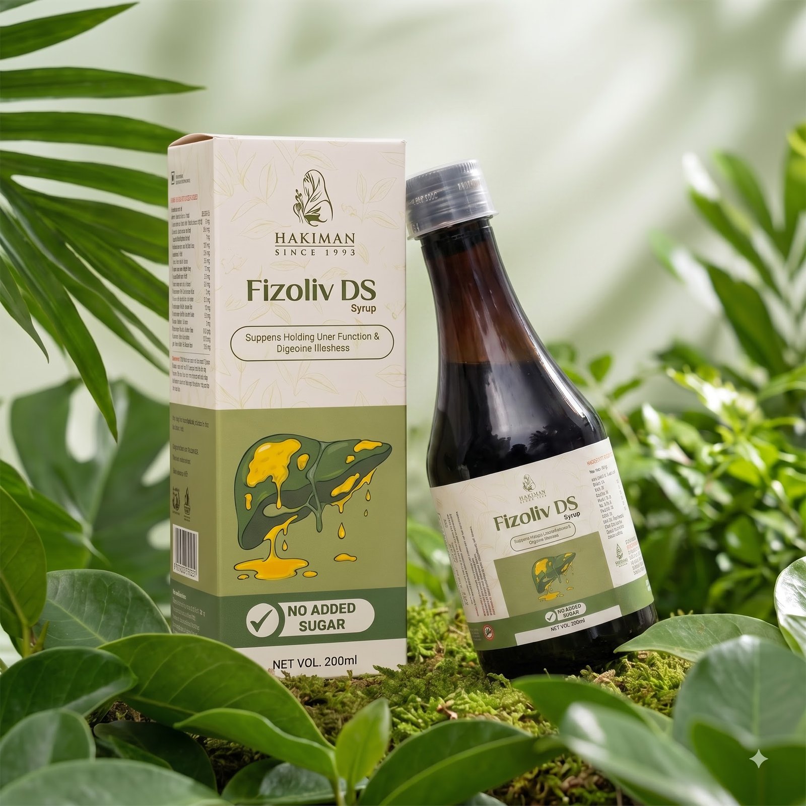 Hakiman Fizoliv DS Syrup – Sugar-Free Ayurvedic Liver & Digestive Care